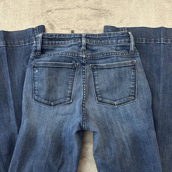 Haala Denim Jeans Size 24 Bella Trouser Flare Leg Dark Wash - Picture 7 of 7